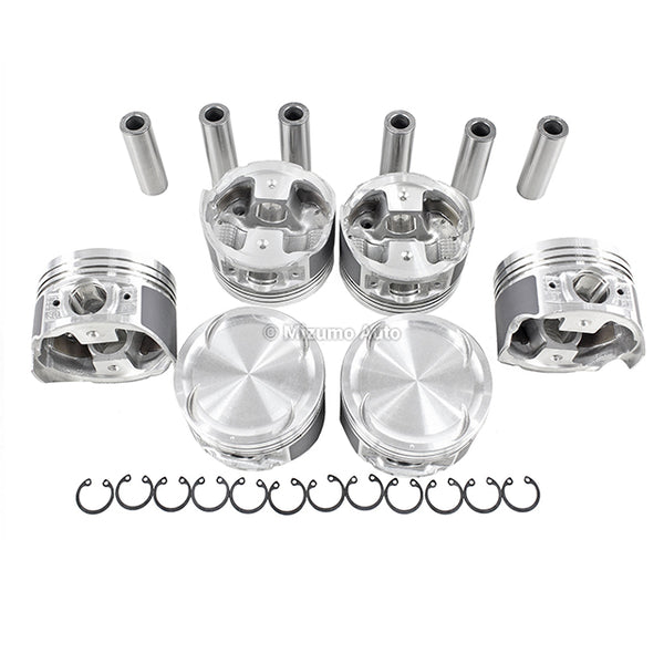 Pistons w/ Rings fit Fits 90-96 Nissan 300ZX 3.0L V6 Turbocharged