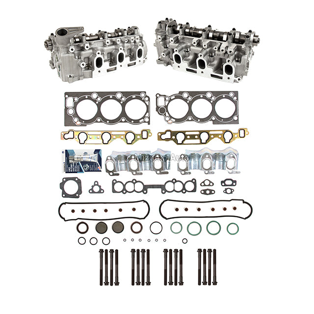 Left & Right Cylinder Head Head Gasket Set w/ Bolts Fit 88-95