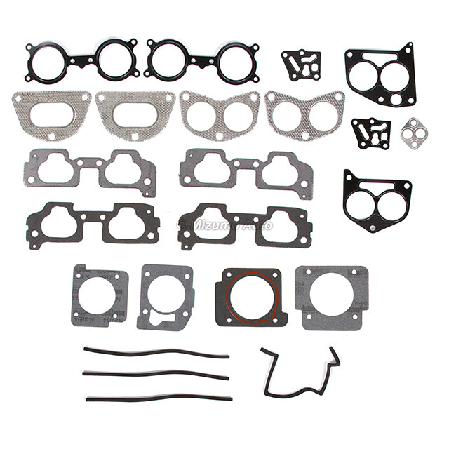Mizumo Auto Full Gasket Set With Intake & Exhaust Valves For Subaru 2.5L SOHC EJ253 (2004-2009), 16 Valves, MLS Head Gasket