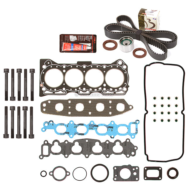 Head Gasket Set Timing Belt Kit Water Pump Fit 92-01
