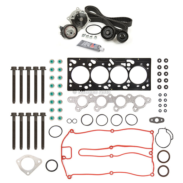 Head Gasket Set Timing Belt Kit Water Pump Fit 02-04 Ford Focus SVT 2 ...