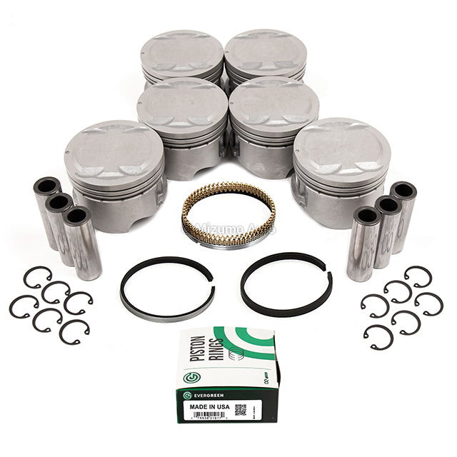 jugon♡♡ Pistons w/ Rings fit 90-97 Infiniti J30 Nissan 300ZX V6 3.0 VG30DE