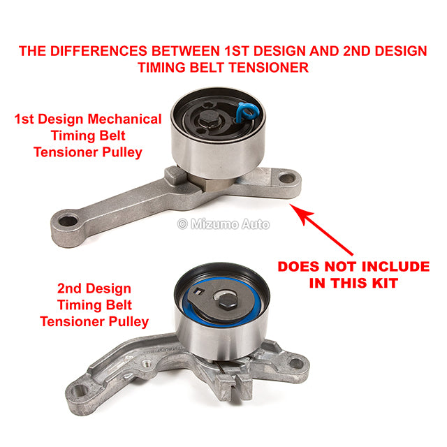 thumbnail image 2 of Timing Belt & Water Pump Kit For 03-09 Chrysler PT Cruiser Dodge Neon 2.4L Turbo – GMB Compatible 2 of 6