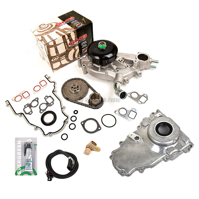 Timing Chain Kit Cover Gasket Sensor Water Pump Fit 97-04 GM LS1 4.8 –  Mizumo Auto