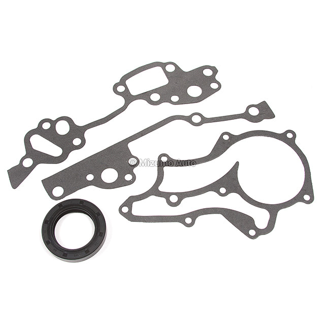 High Performance Timing Chain Kit Cover Water Pump Oil Pump Fit 85-95 Toyota 22R - Foto 3