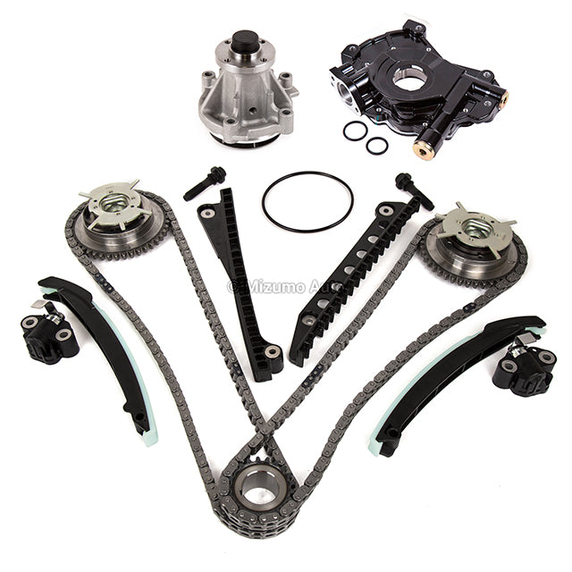 Timing Chain Kit Cam Phaser Water Oil Pump Fit 04-10 Ford 5.4 TRITON –  Mizumo Auto