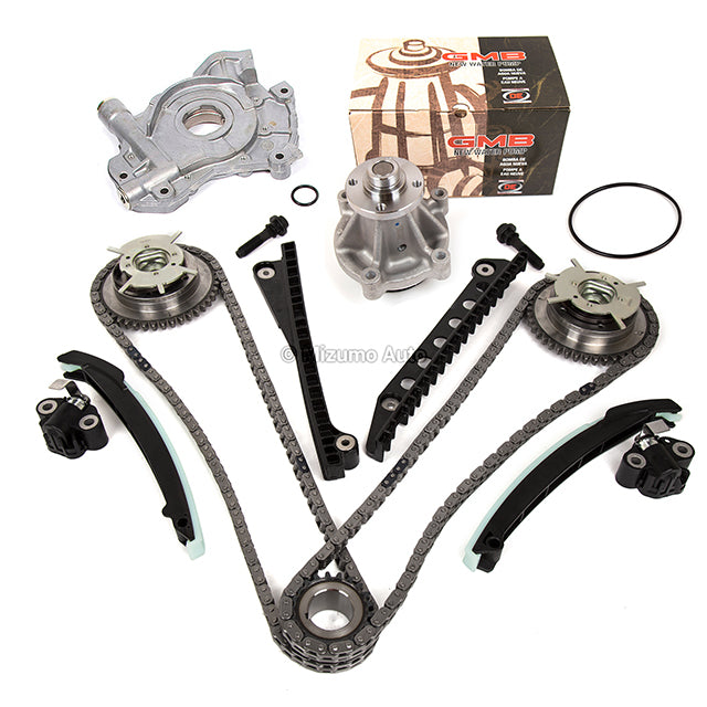Timing Chain Kit Cam Phaser Oil Water Pump Fit 04-10 Ford 5.4 TRITON –  Mizumo Auto