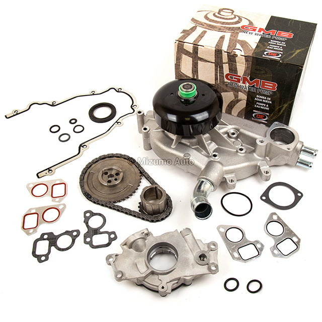 Timing Chain Kit Cover Gasket Water Oil Pump Fit 97-04 Cadillac GMC 4. –  Mizumo Auto